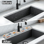 24" X 5.5" Kitchen Sink Splash Guard Faucet Mat Mandala Super Absorbent Fast - Image 6