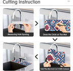 Kitchen Sink Splash Guard 1 PC 14.7 Inch Sink Faucet Mat Splash Guard - Image 4