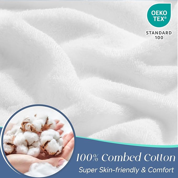 Simple&Opulence 4 Pcs Premium Hand Towels 16"x28", 600 GSM 100% Ring Spun Cotton - Image 7