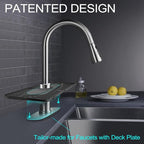 Upgraded Version Silicone Faucet Mat, Kingmall Kitchen Faucet Mat Silicone - Image 2