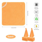 SINLAND Microfiber Facial Cloths Fast Drying Washcloth 12inch x 12inch - Image 2
