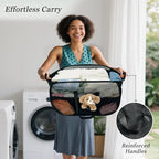 100L Extra Large Mesh Pop Up Hamper - Image 5
