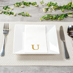 Luxenap 15.8 X 7.9 Inch Linen-Feel Guest Towels, 50 Lettered Hand Towels - Image 7