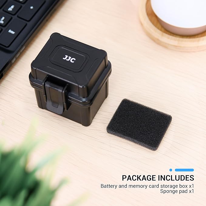DB-110 LI-92B LI-90B NP-50 Battery and SD Micro SD Card Case, Water-Resistant & - Image 6