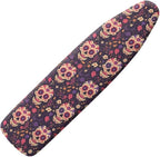 Halloween Skull Steam Ironing Board Cover Mexican Sugar Skulls 15x54 Inch by Daulesho