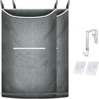 XL Large Hanging Laundry Hamper, Over the Door Laundry Bag by MakeLifeSimpleandEfficient