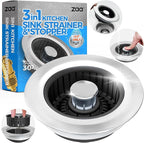 zaa Sink Drain Strainer - 3 in 1 Kitchen Sink Stopper by zaa