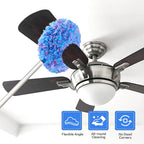 Ceiling Fan Cleaner Duster Reusable Microfiber Ceiling Fan Blade Cleaner - Image 2