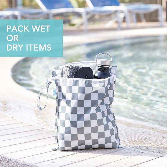 Bumkins Waterproof Wet Bag for Baby, Swim Suit, Cloth Diapers, Pump Parts - Image 4