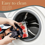 Dachshund Dog Flowers Dish Drying Rack Mat - Image 5