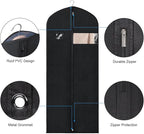 Syeeiex 60'' Garment Bags for Hanging Clothes, Dress Bags for Gown, Garment Bag - Image 3