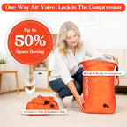 Travel Laundry Bag, Vacuum Compression Dirty Clothes Travel Bag, Waterproof - Image 4