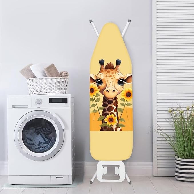 Sunflower Giraffe Ironing Board Cover and Pad 15 x 54 Non-Slip Thick Ironing - Image 4
