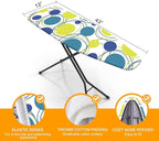 Ironing Board Cover and Pad, Standard Size 12" x 42" Iron Board Replacement - Image 2