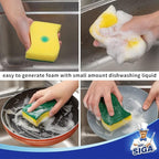 MR.SIGA Heavy Duty Scrub Sponge, Size:11 x 7 x 3cm, 4.3" x 2.8" x 1.2" - Image 5