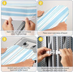 BNDX Ironing Board Cover, Stain Resistant & Durable Scorch, 2 Click Buckles - Image 4