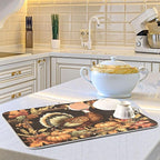 Thanksgiving Turkey Pumpkin Dish Drying Mat - Image 6