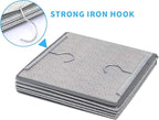 5 Shelves Hanging Closet Organizer, 2 Pack Hanging Storage - Image 7