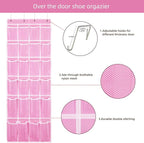 2 Pack Hanging Shoe Organizer，Over Door Shoe Organizer - Image 4