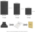 SEMAXE Bath Towel Set, 100% Cotton Bathroom Towels - Image 2