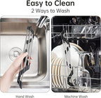 Tomorotec Foldable Stainless Steel Triangle Roll-Up Dish Drying Rack - Image 5