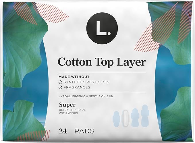 L. Ultra Thin Pads for Women, Super Absorbency, Organic Cotton Top Layer - Image 14