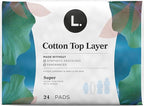 L. Ultra Thin Pads for Women, Super Absorbency, Organic Cotton Top Layer - Image 14