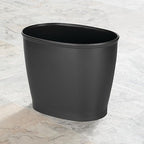 iDesign Slim Plastic Bathroom Trash Can, Small Garbage Bin - Image 6