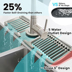 Daily Treasures 15.7"x4.7" Silicone Faucet Splash Guard - Image 2