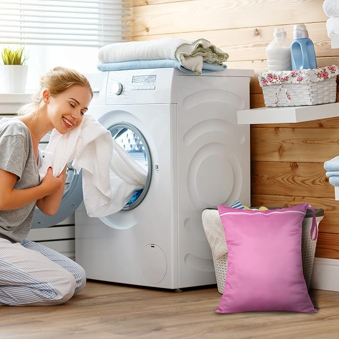Shappy 2 Pcs Large Travel Laundry Bag Washable Waterproof Wet Dry Large Dirty - Image 5