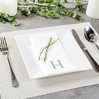 Luxenap 15.8 X 7.9 Inch Linen-Feel Guest Towels, 2000 Lettered Hand Towels - Image 3