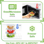 HOMBERKING Glass Food Storage Containers - Image 4