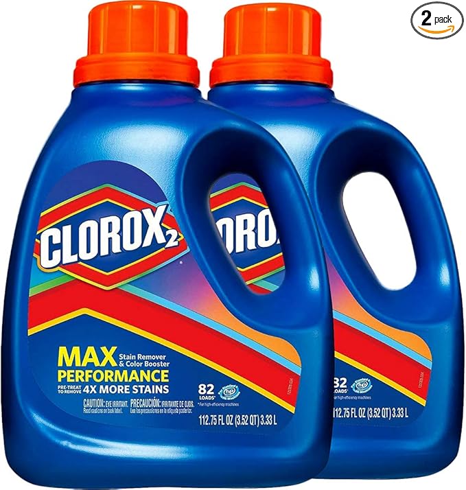 Clorox Max Performance Stain Remover and Color Booster, 82 Loads, 112.75 Ounces by Clorox
