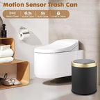 Automatic Bathroom Trash Cans Touchless, 3.7 Gallon Modern Motion Sensor Trash - Image 5