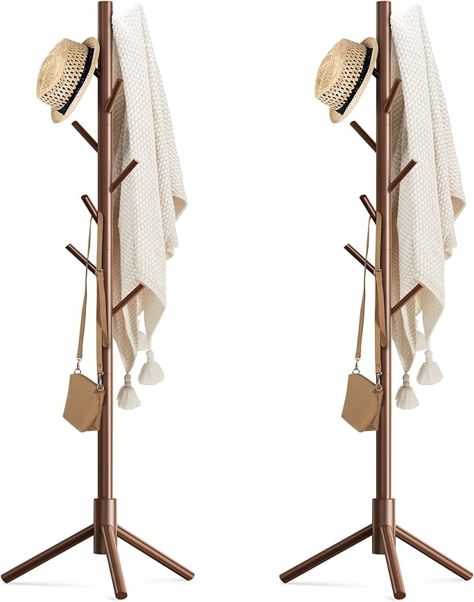 Haddockway Wooden Coat Rack Stand by Haddockway