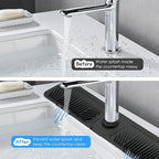 23.8 x 5.5in Silicone Faucet Mat - Image 3