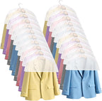 Foraineam 20 Pack Shoulder Covers Clothes Suit Protectors Breathable Garment - Image 9