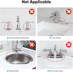 24'' Longer Faucet Mat for Kitchen Sink Stone Faucet Mat for Kitchen Sink - Image 9