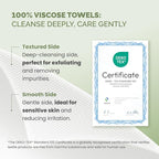 PLANTIFIQUE Disposable Face Towels XL 10"x12" - Image 5