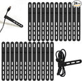 Donruby 24Pcs Silicone Cable Ties by Donruby
