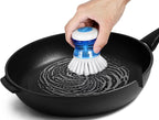 Dish Brush with Soap Dispenser for Dishes Pot Pan Kitchen Sink Scrubbing - Image 6
