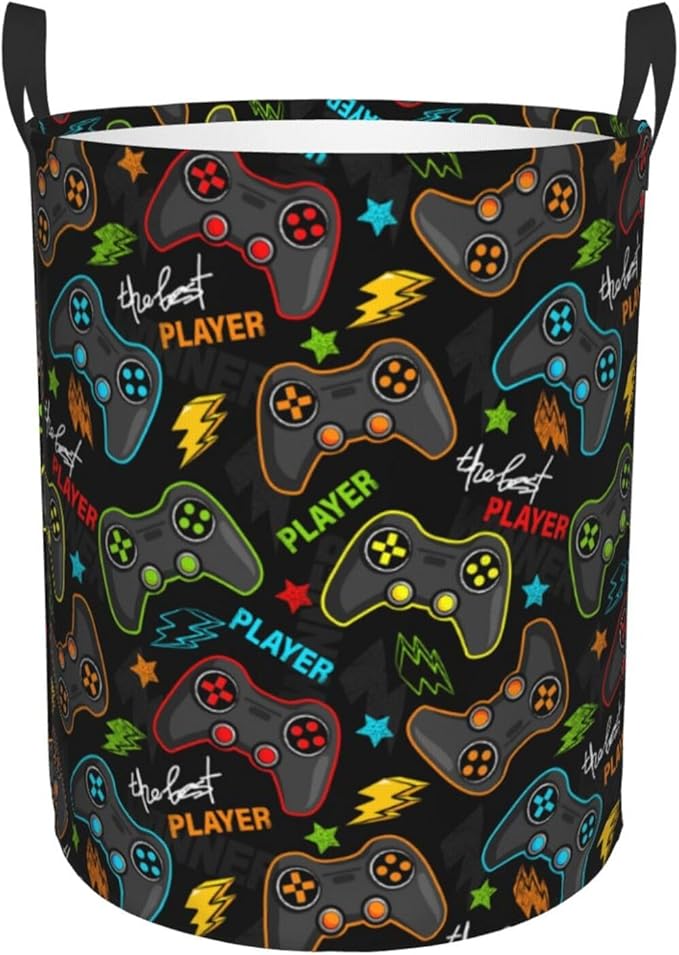 Gaming Joysticks Laundry Hamper Bag - Image 9