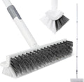 BOOMJOY Grout Brush with Long Handle, Double-Sided with V-Shape Stiff Bristles by BOOMJOY