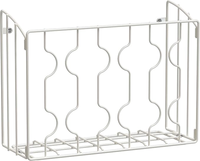 SIMPLE HOUSEWARE Wall Door Mount Kitchen Wrap Organizer Rack by SimpleHouseware
