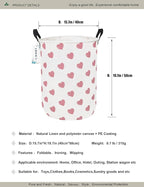 Round waterproof laundry basket, foldable storage basket, laundry Hampers - Image 2
