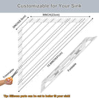 Triangular Sink Rack, Foldable Sink Drying mat, Heat-Resistant, and Rust-Proof - Image 2