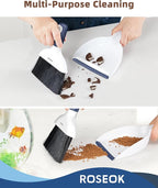 Mini Broom and Dustpan Set for Cleaning, Compact Desktop Dustpan - Image 5