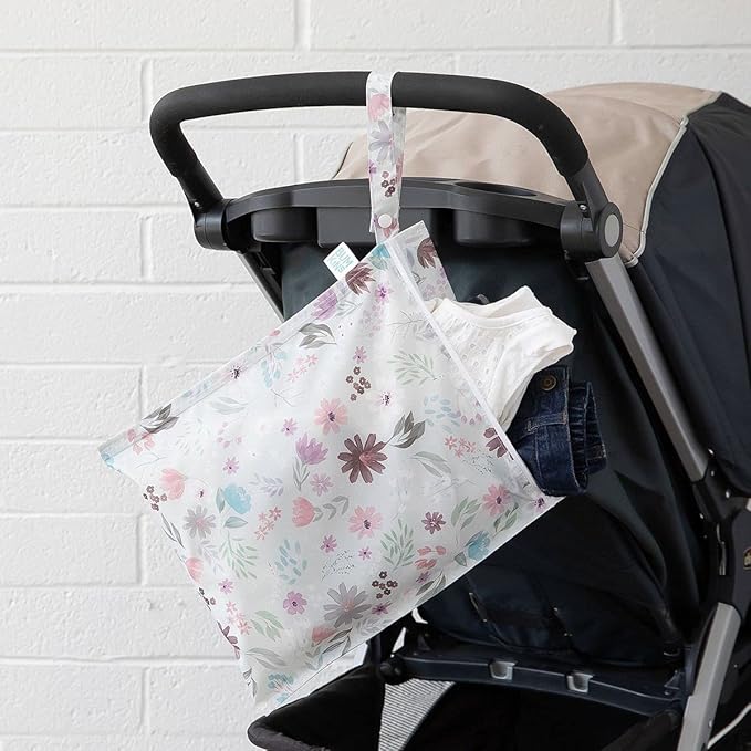 Bumkins Waterproof Wet Bag for Baby, Swim Suit, Cloth Diapers, Pump Parts - Image 7