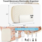 Electronics Organizer Travel Case, Charger Bag Cord Organizer Travel, Compact - Image 4