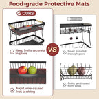 2 Tier Large Fruit Basket for Kitchen Counter - Image 5